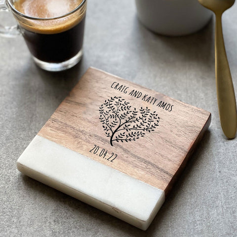 Personalized Coffee Tea Wine Coaster
