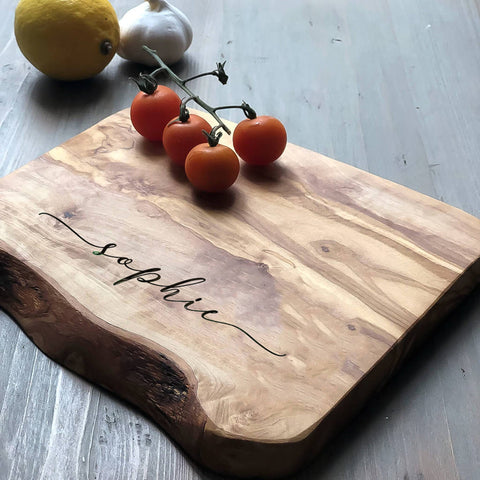 Personalized Rustic Wooden Cheese/Chopping Board