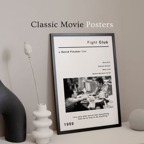 Fight Club Minimalist Movie Poster