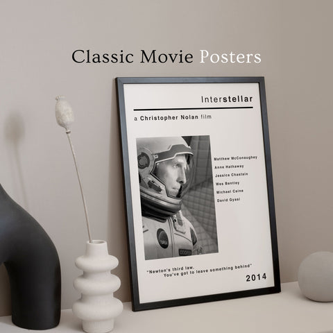 Interstellar Minimalist Movie Poster