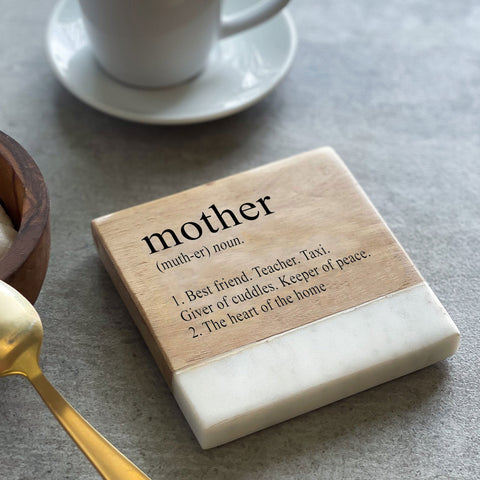 Mother Definition Coaster